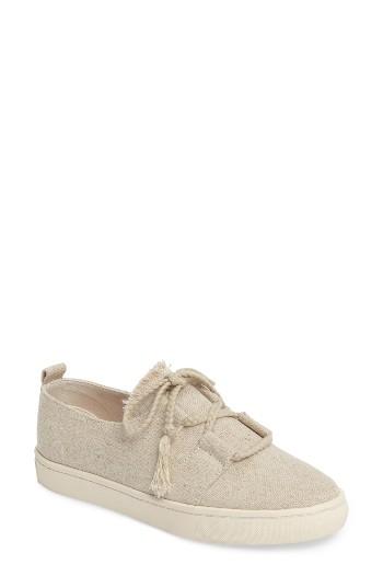 Women's Soludos Frayed Platform Sneaker .5 M - Brown