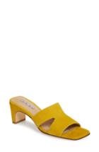 Women's Charles David Harley Slide Sandal .5 M - Yellow