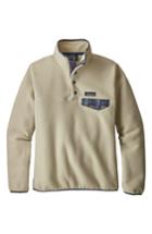 Women's Patagonia Synchilla Snap-t Fleece Pullover, Size - Beige