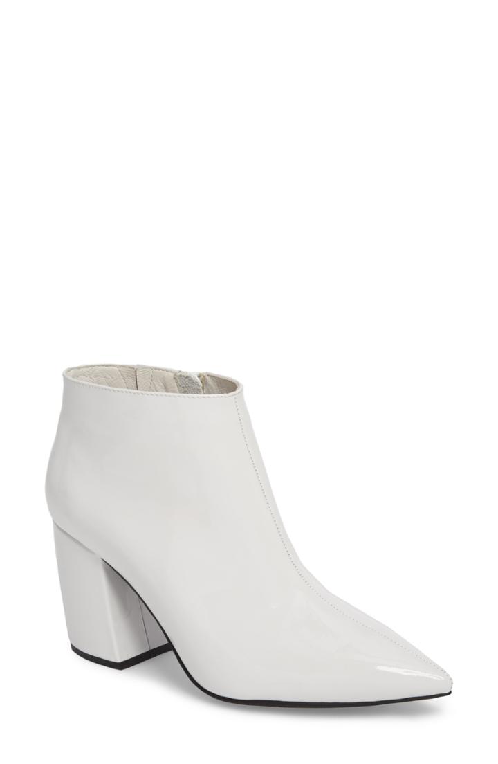 Women's Jeffrey Campbell Total Ankle Bootie .5 M - White