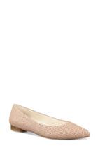 Women's Nine West 'onlee' Pointy Toe Flat M - Beige