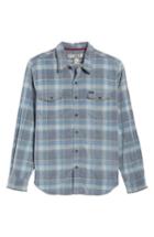 Men's True Grit Regular Fit Plaid Corduroy Shirt, Size - Blue