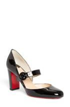 Women's Christian Louboutin Miss Kawa Mary Jane Pump .5us / 36.5eu - Black