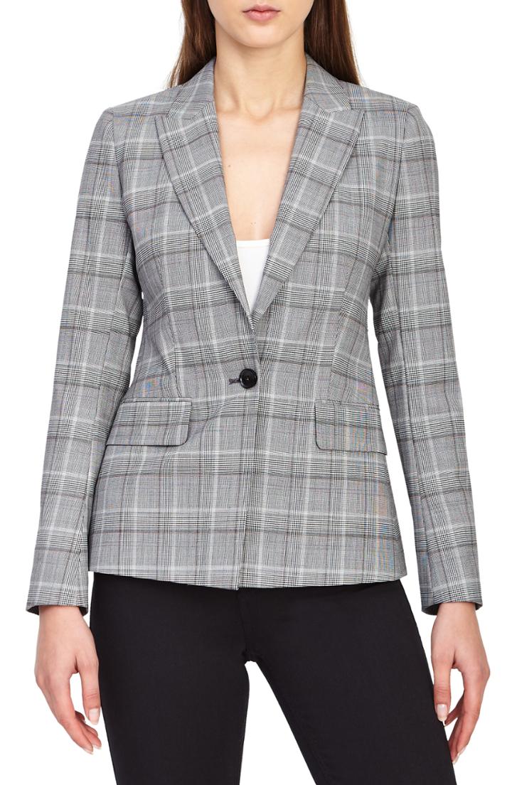 Women's Judith & Charles Milano Stretch Wool Blazer - Black