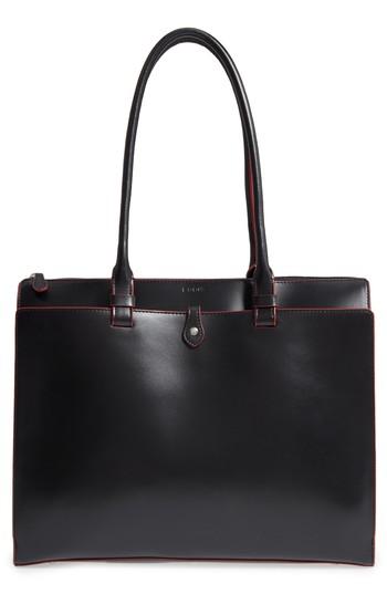 Lodis Audrey Under Lock & Key - Jessica Rfid Leather Satchel - Black