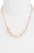 Women's Halogen Circle Chain Frontal Necklace
