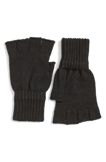 Men's Barbour Fingerless Wool Gloves
