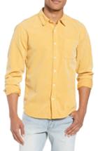 Men's Frame Slim Fit Corduroy Shirt - Yellow