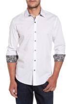 Men's Robert Graham Binghampton Regular Fit Sport Shirt - White