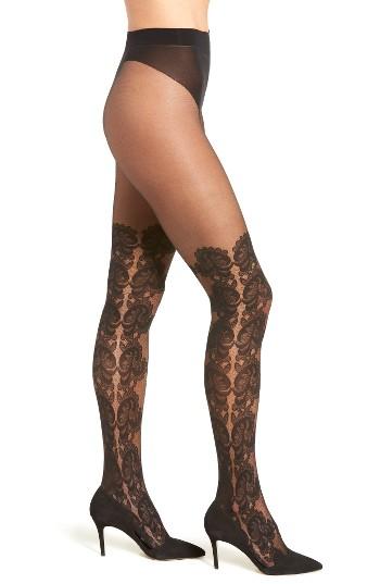 Women's Oroblu Miriana Lace Effect Tights