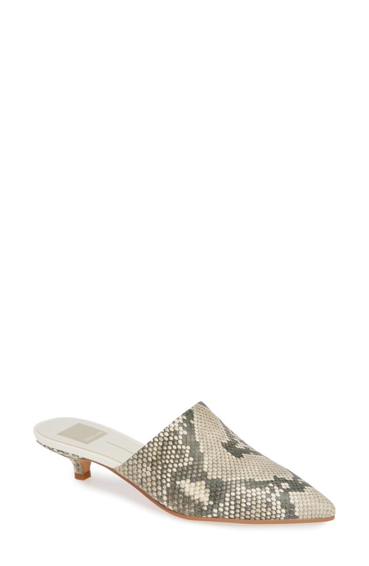 Women's Dolce Vita Obie Pointy Toe Mule .5 M - Grey