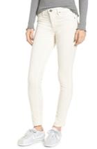 Women's Ag The Legging Corduory Skinny Ankle Jeans - White