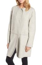 Women's Diane Von Furstenberg Wool Blend Coat - Grey