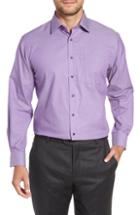 Men's Nordstrom Men's Shop Traditional Fit Non-iron Dress Shirt .5 - 34 - Purple