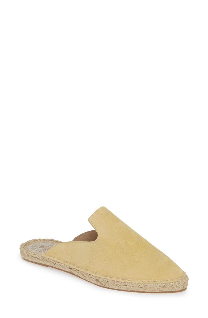 Women's 42 Gold Bermuda Espadrille Mule M - Yellow