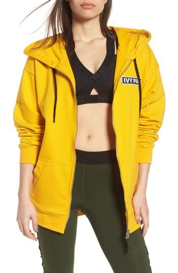 Women's Ivy Park Badge Logo Hoodie - Metallic