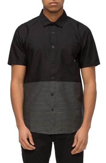 Men's Tavik Wiltern Stripe Colorblock Woven Shirt