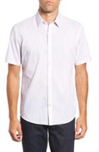 Men's Zachary Prell Bella Fit Sport Shirt, Size Medium - Pink