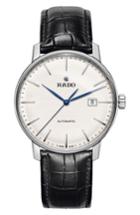 Men's Rado Coupole Classic Automatic Embossed Leather Strap Watch, 41mm