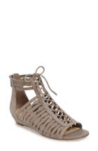 Women's Sam Edelman Daleece Lace-up Sandal M - Black