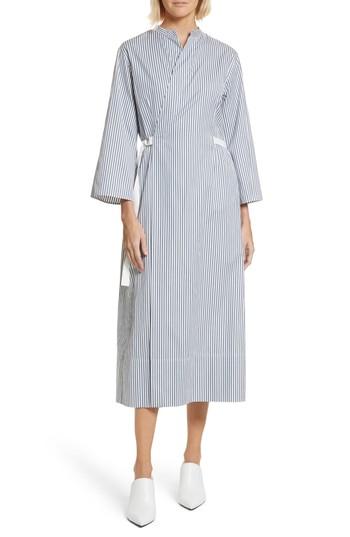 Women's Joseph Candy Stripe Midi Dress Us / 34 Fr - Black