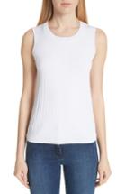 Women's St. John Collection Monica Knit Shell, Size - White