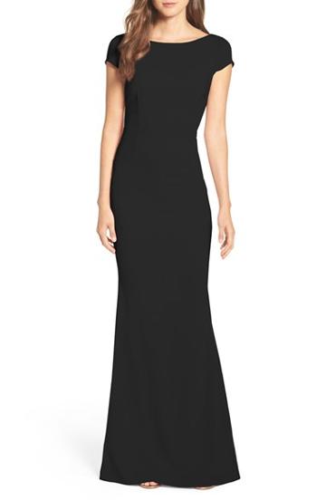 Women's Katie May Plunge Knot Back Gown