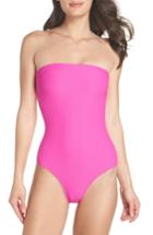 Women's Billabong Tanlines Strapless One-piece Swimsuit - Pink