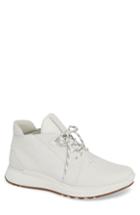 Men's Ecco St1 High Top Zipper Sneaker -9.5us / 43eu - White