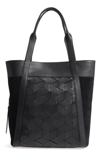 Welden Northbound Suede & Leather Tote - Black