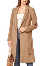Women's Reformation Barton Wool Blend Coat - Brown