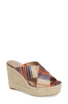 Women's Charles By Charles David Leilani Espadrille Slide Sandal .5 M - Orange