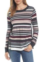 Women's Sandro Stripe Neck Sweater