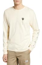 Men's Hurley Heavy Shred Long Sleeve T-shirt - Beige