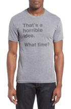 Men's Kid Dangerous Horrible Idea Graphic T-shirt - Grey