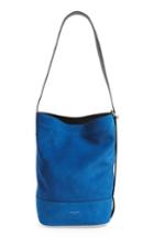 Rag & Bone Walker Sling Leather Bucket Bag - Blue