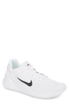 Men's Nike Free Rn Flyknit 2018 Running Shoe .5 M - White