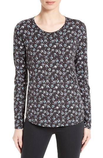 Women's Rebecca Taylor Midnight Floral Jersey Top