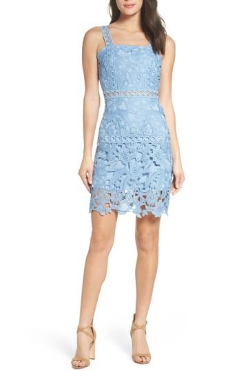 Women's Sam Edelman Lace Sheath Dress - Blue