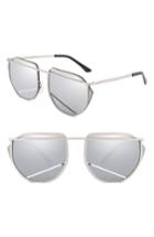 Women's Sunnyside La 67mm Mirrored Sunglasses - Silver
