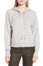 Women's Nordstrom Signature Cashmere-blend Hoodie Sweatshirt - Grey