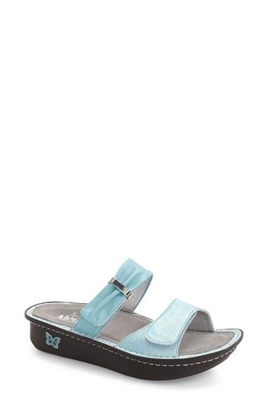 Women's Alegria 'karmen' Sandal -5.5us / 35eu - Metallic
