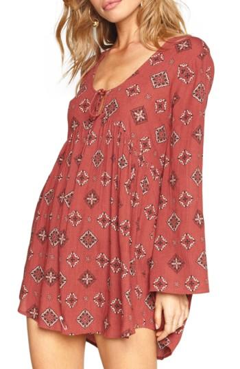 Women's Amuse Society Aden Swing Dress - Red