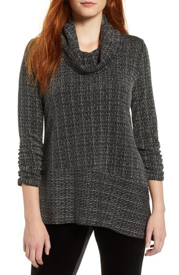 Women's Chaus Sparkle Asymmetrical Top - Metallic