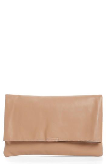 Sole Society Melrose Faux Leather Clutch - Pink