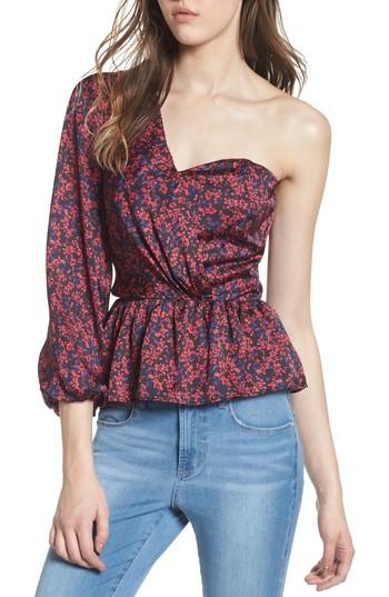 Women's Devlin Georgina One-shoulder Top - Red