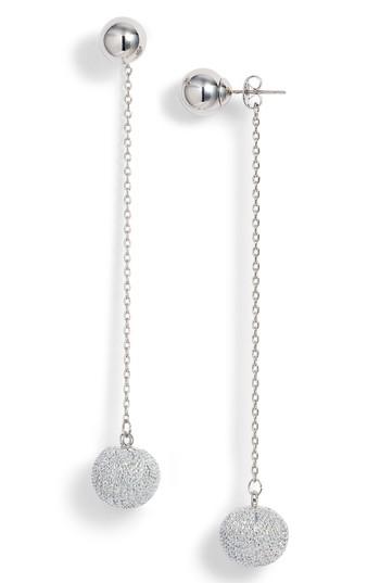 Women's Rebecca Minkoff High Shine Pompom Drop Earrings