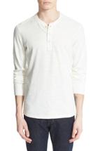Men's Rag & Bone Standard Issue Slub Cotton Henley - White