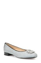 Women's Geox Wistrey Woven Embellished Slip-on .5us / 36.5eu - Green