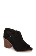Women's Sole Society Arroyo Peep Toe Bootie M - Black
